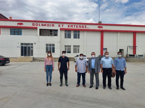 Kaymakam Adem Öztürk Bolvadin ve Alptürk Et Entegre Tesislerini Ziyaret Etti. 